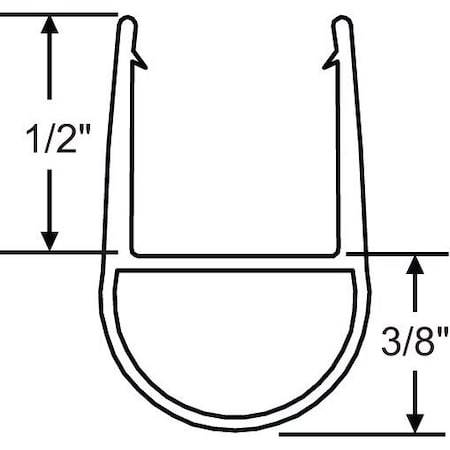 Strybuc PVC Sealing Strip 96in Strip 22-283